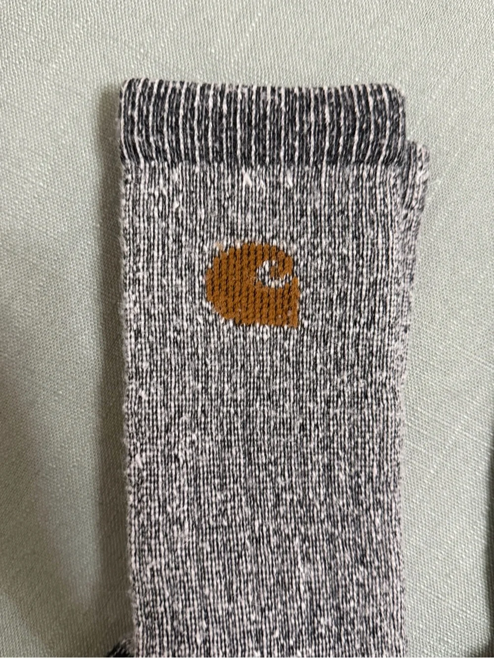 Carhartt Men's Gray Work Heavy DutySocks Cotton Blend One Size Casual Wear Socks